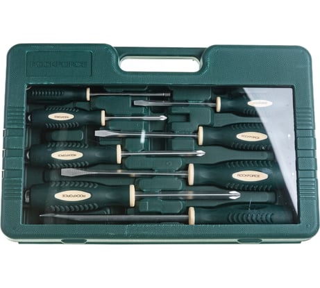 Набор силовых отверток Rockforce 10 предметов RF-7010(26540)