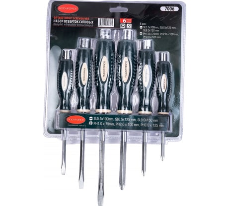 Набор силовых отверток Rockforce 6 предметов RF-7006(26538)