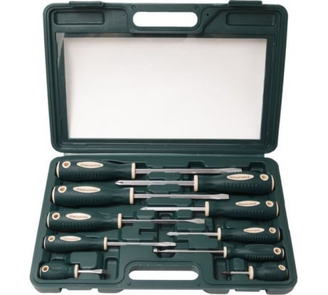 Набор магнитных отверток Rockforce Profi, 10 предметов RF-7010A(27193)