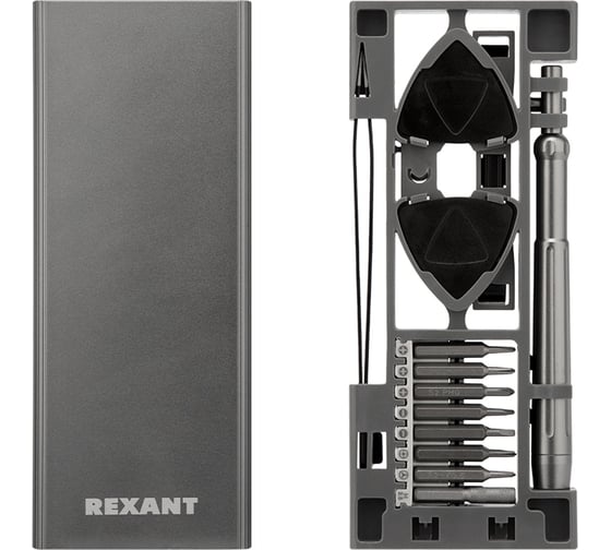 Набор отверток для точных работ REXANT XA-04, 24 предмета 12-4754