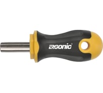 Отвертка под биты Felo Ergonic 1/4" Stubby 46902640 15955792