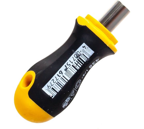 Отвертка под биты Felo 1/4" Stubby, 61 мм, 46902640