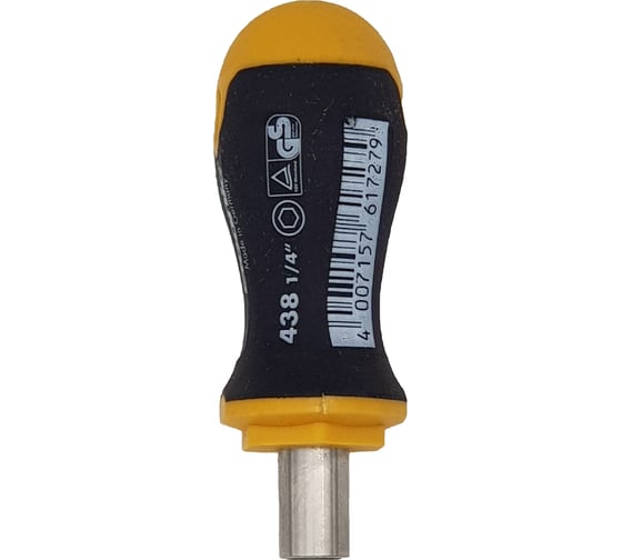 Отвертка под биты Felo 1/4" Stubby, 61 мм, 46902640