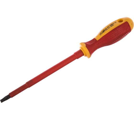 Отвертка EKF Expert SL6.5x150 мм 1000В sl-6.5-150-exp-in 1