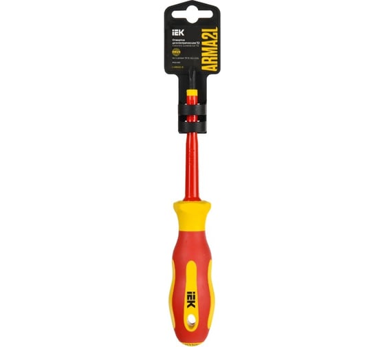 Отвертка IEK Arma2l 5 диэлектрическая ph2x100 т2 A2L5-SC30-T2-PH-20-100