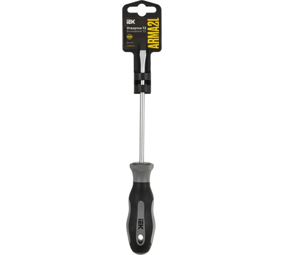 Отвертка IEK Arma2l 5 sl5,5x125 т2 A2L5-SC10-T2-SL-55-125
