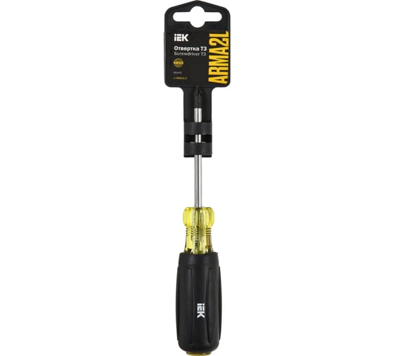Отвертка IEK Arma2l 5 pz1x75 т3 A2L5-SC10-T3-PZ-10-075