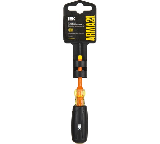Отвертка IEK Arma2l 5 диэлектрическая ph0x60 т3 A2L5-SC30-T3-PH-00-060