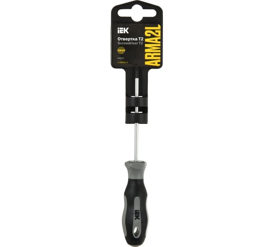 Отвертка IEK Arma2l 5 pz0x75 т2 A2L5-SC10-T2-PZ-00-075