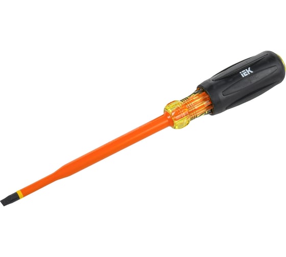 Отвертка IEK Arma2l 5 диэлектрическая slim sl6,5x150 т3 A2L5-SC31-T3-SL-65-150