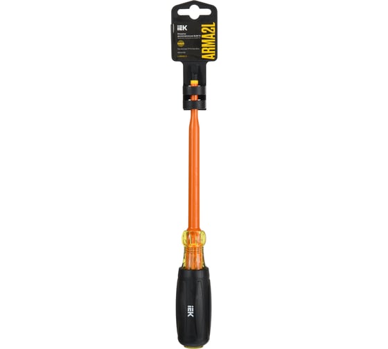 Отвертка IEK Arma2l 5 диэлектрическая slim sl6,5x150 т3 A2L5-SC31-T3-SL-65-150