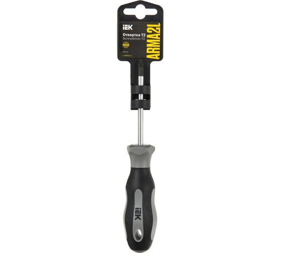 Отвертка IEK Arma2l 5 pz1x75 т2 A2L5-SC10-T2-PZ-10-075