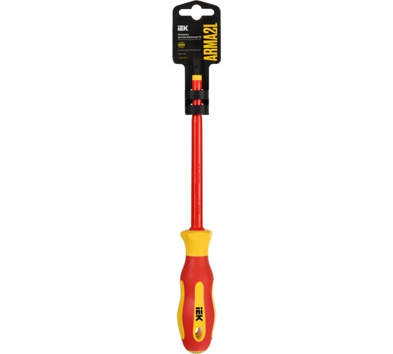 Отвертка IEK Arma2l 5 диэлектрическая sl6,5x150 т2 A2L5-SC30-T2-SL-65-150