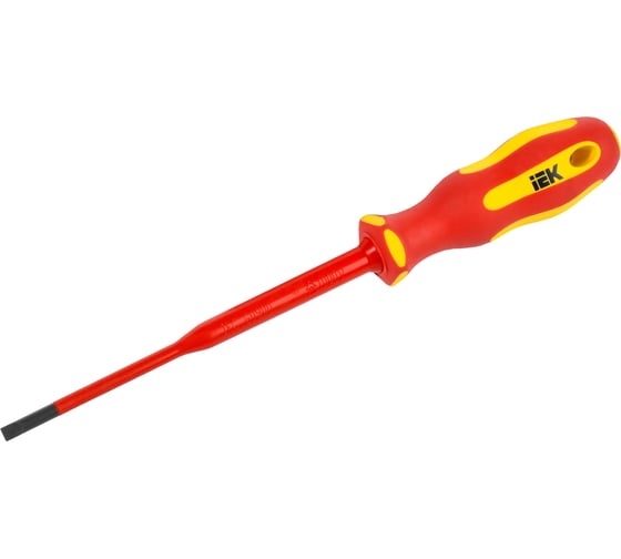 Отвертка IEK Arma2l 5 диэлектрическая sl3,5x100 т2 A2L5-SC30-T2-SL-35-100