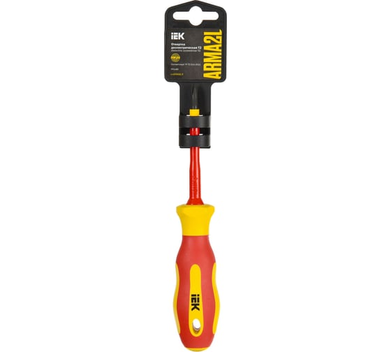 Отвертка IEK Arma2l 5 диэлектрическая ph1x80 т2 A2L5-SC30-T2-PH-10-080