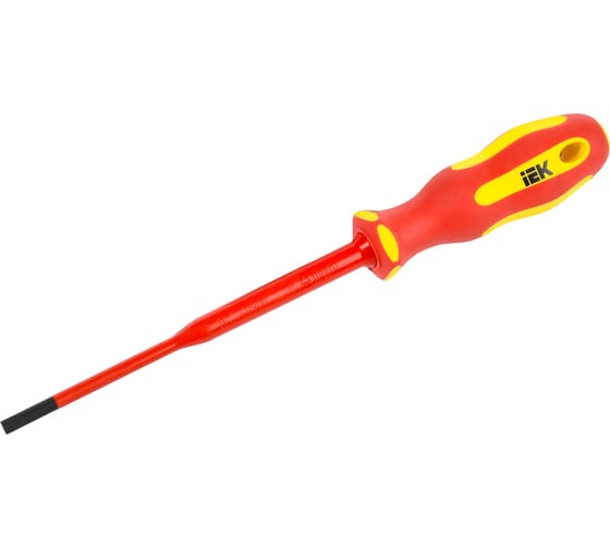 Отвертка IEK Arma2l 5 диэлектрическая slim sl3,5x100 т2 A2L5-SC31-T2-SL-35-100