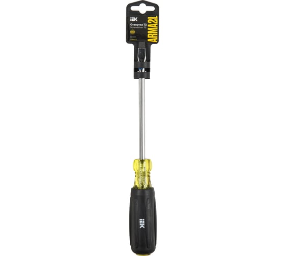 Отвертка IEK Arma2l 5 sl8,0x150 т3 A2L5-SC10-T3-SL-80-150