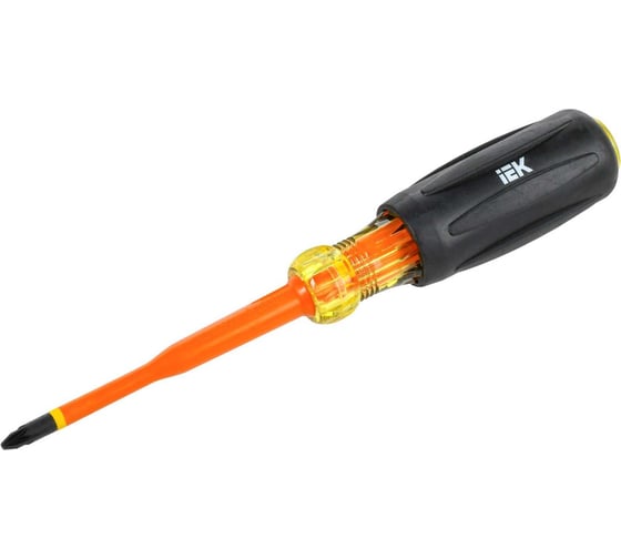 Отвертка IEK Arma2l 5 диэлектрическая slim pz2x100 т3 A2L5-SC31-T3-PZ-20-100 1