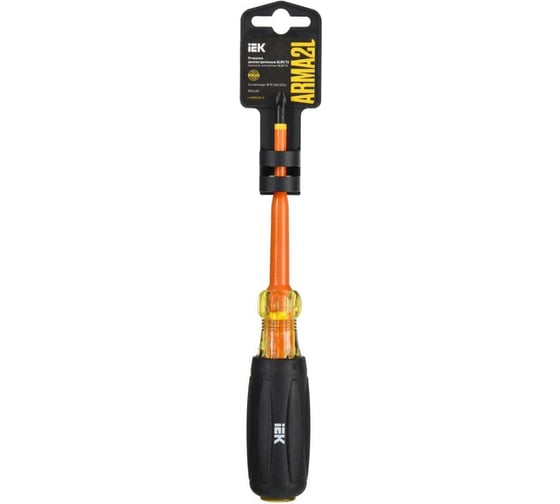 Отвертка IEK Arma2l 5 диэлектрическая slim pz2x100 т3 A2L5-SC31-T3-PZ-20-100