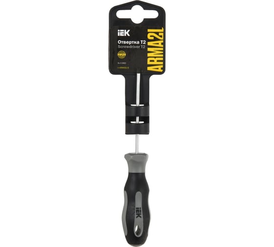 Отвертка IEK Arma2l 5 sl2,5x63 т2 A2L5-SC10-T2-SL-25-063