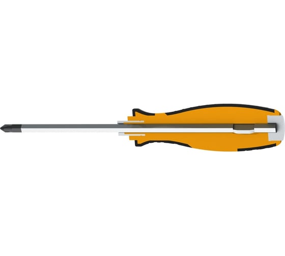 Крестовая отвертка TOLSEN "GRIPro" Phillips №3, 150 мм, силовая 20127