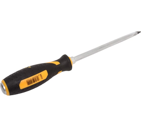 Шлицевая отвертка TOLSEN "GRIPro" Slotted 8.0 мм, 150 мм, силовая 20117