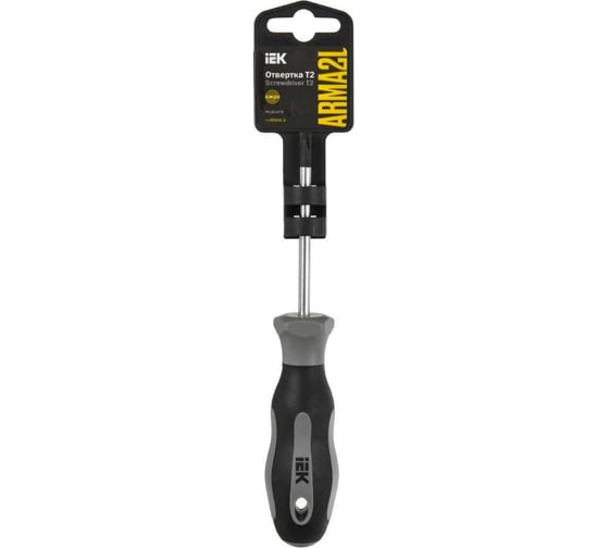 Отвертка IEK Arma2l 5 ph/sl1x75 т2 A2L5-SC10-T2-HS-10-075
