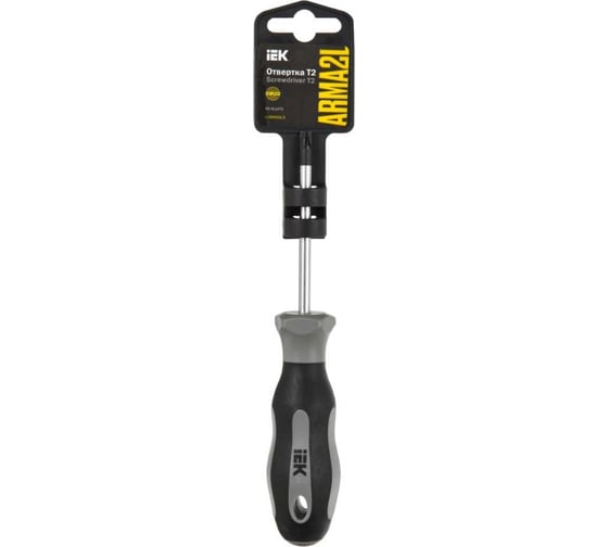 Отвертка IEK Arma2l 5 pz/sl1x75 т2 A2L5-SC10-T2-ZS-10-075
