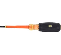 Отвертка IEK Arma2l 5 диэлектрическая slim ph/sl2x100 т3 A2L5-SC31-T3-HS-20-100