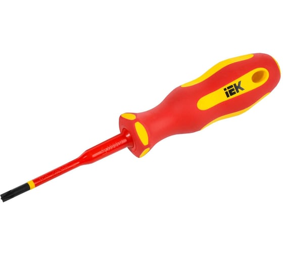 Отвертка IEK Arma2l 5 диэлектрическая slim pz/sl1x80 т2 A2L5-SC31-T2-ZS-10-080