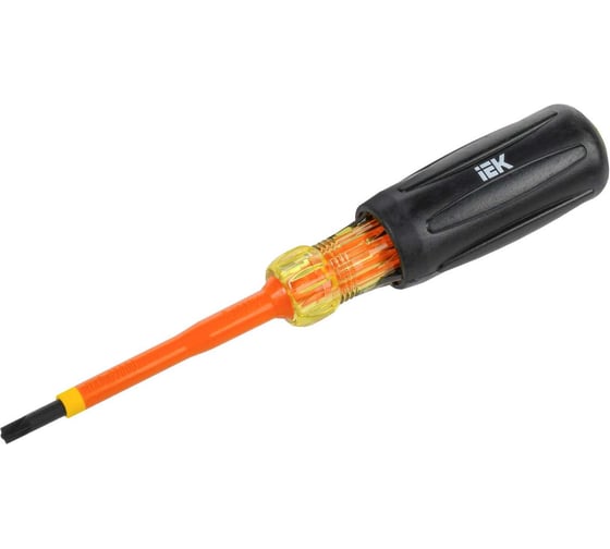 Отвертка IEK Arma2l 5 диэлектрическая pz/sl1x80 т3 A2L5-SC30-T3-ZS-10-080 1