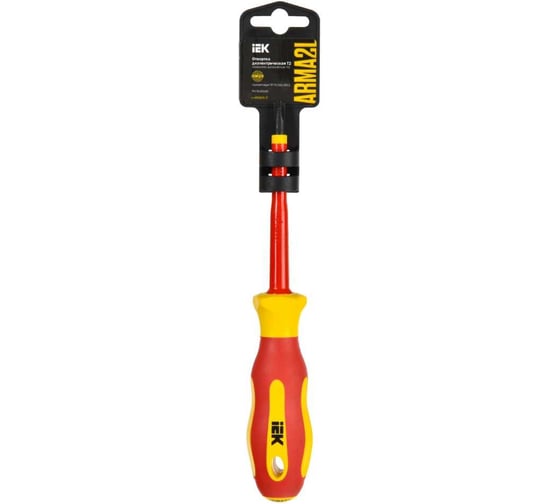 Отвертка IEK Arma2l 5 диэлектрическая ph/sl2x100 т2 A2L5-SC30-T2-HS-20-100