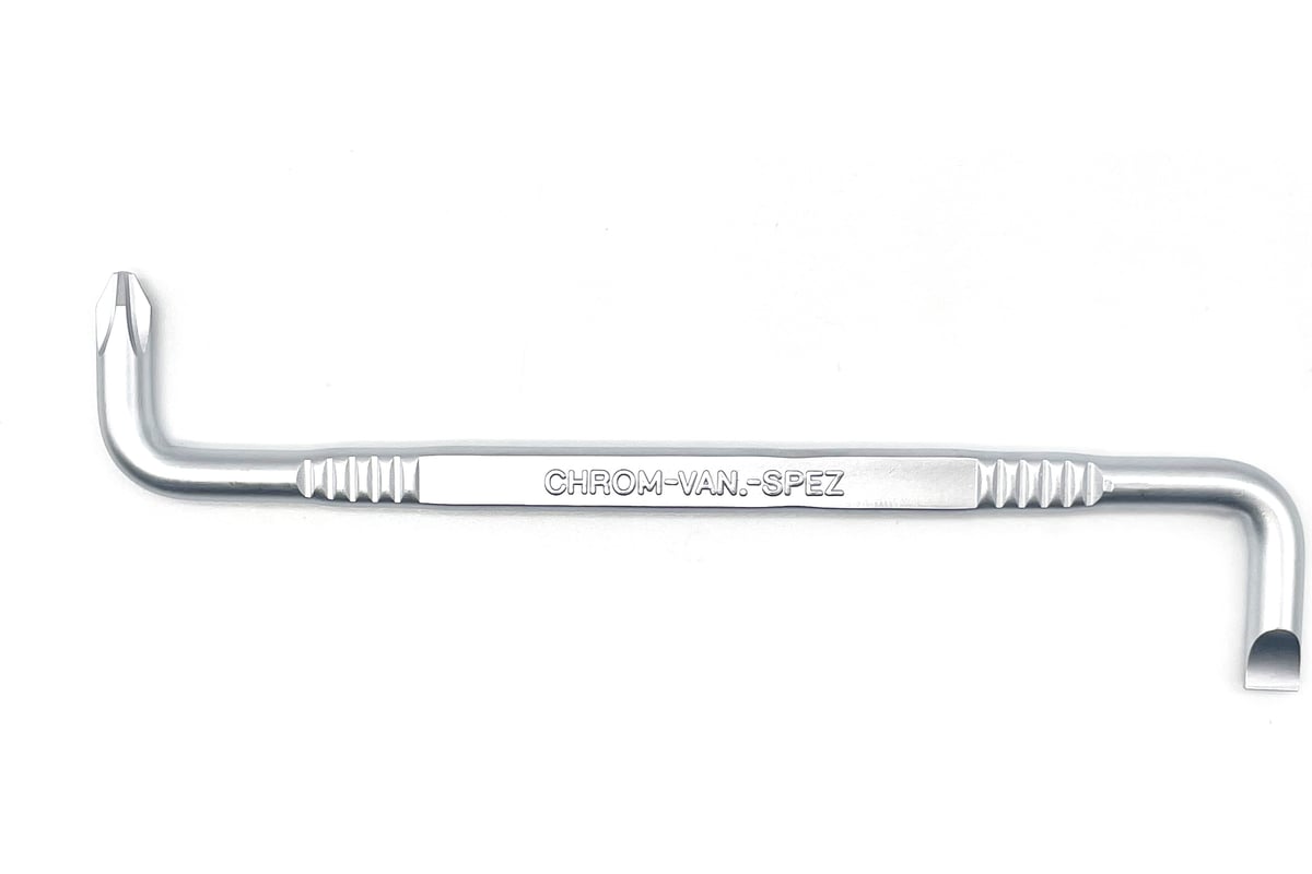 Отвертка Felo SL6,0-PH2 135 мм, двусторонняя, изогнутая, Z-образная ...