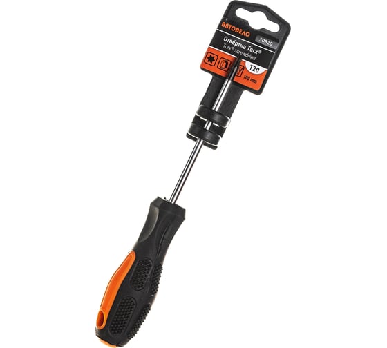 Отвертка АвтоDело TORX T20x100 мм на держателе 30820 12663