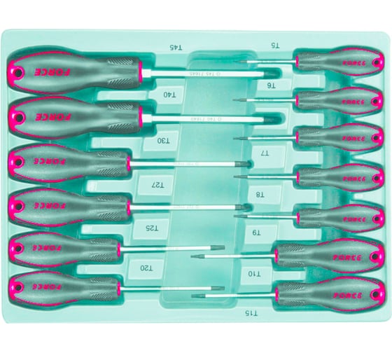 Набор отверток 13 предметов FORCE T5-T45 2137 1