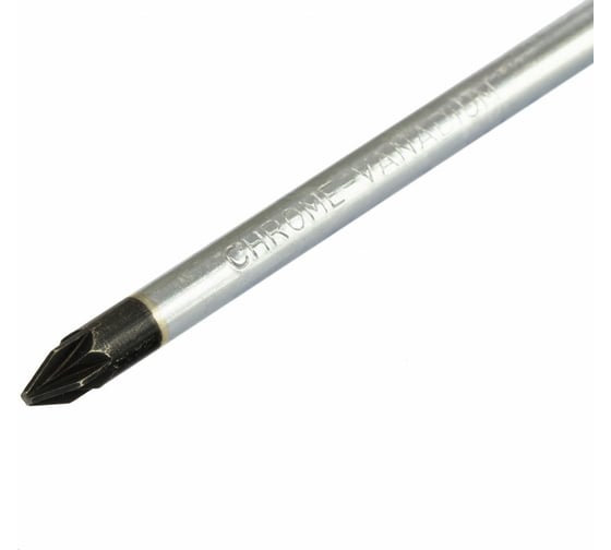 Отвертка СИБРТЕХ Pz1x80 мм, CrV, 2-х компонентная рукоятка 11877