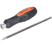 Комбинированная отвертка АвтоDело PH2-SL6 L=180mm, регулируемая длина стержня 39458 14904