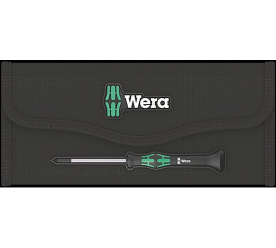 Набор прецизионных отвёрток WERA PH/TXbo/ipr/SL/hex внутр/microstix 12 предметов WE-073677