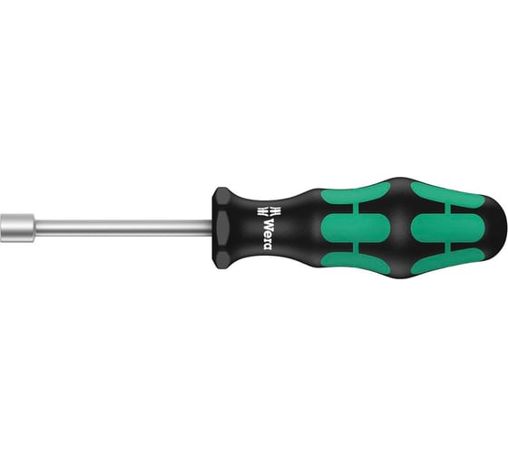 Торцевая отвёртка с внутренним шестигранником WERA 1/4", 90 мм, с полым стержнем WE-029502 1