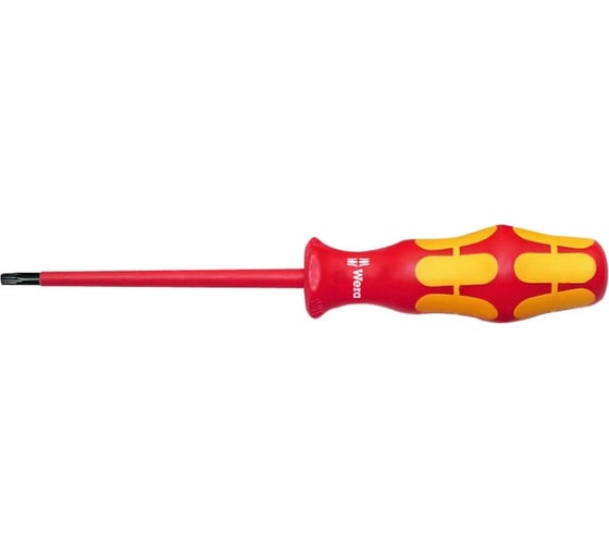 Диэлектрическая отвёртка WERA 167 i Torx VDE TX6x80 мм WE-006182