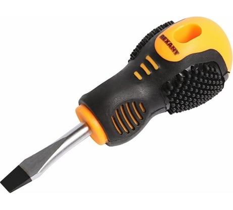 Шлицевая отвертка REXANT SL 6х40 мм, двухкомпонентная рукоятка 12-4725