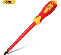 Диэлектрическая крестовая отвертка DELI DL518150 PH3x150мм 110594