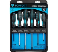 Набор отверток Topfort 6 шт 1674433