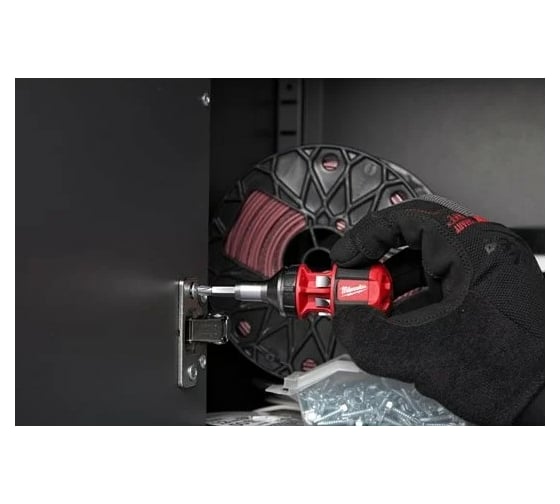 Отвертка универсальная Milwaukee короткая, с трещоткой, 8 в 1 ...