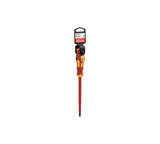 Отвертка EKF Master SL5.5x125 мм 1000В Basic SQsl-5.5-125-mas-in