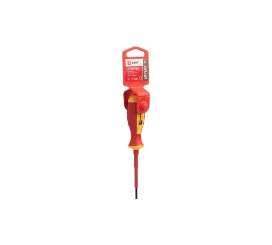 Отвертка EKF Expert SL3x75 мм, 1000В PROxima SQsl-3-75-exp-in