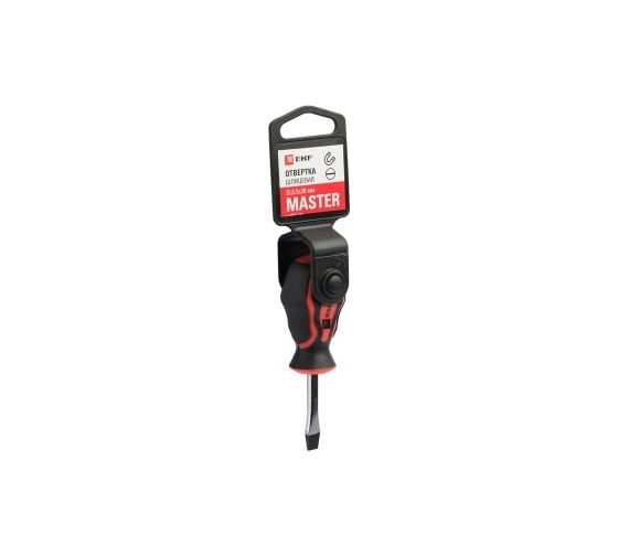 Отвертка EKF Master SL6.5x38 мм Basic SQsl-6.5-38-mas