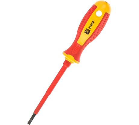 Отвертка EKF Expert SL4x100 мм, 1000В PROxima SQsl-4-100-exp-in