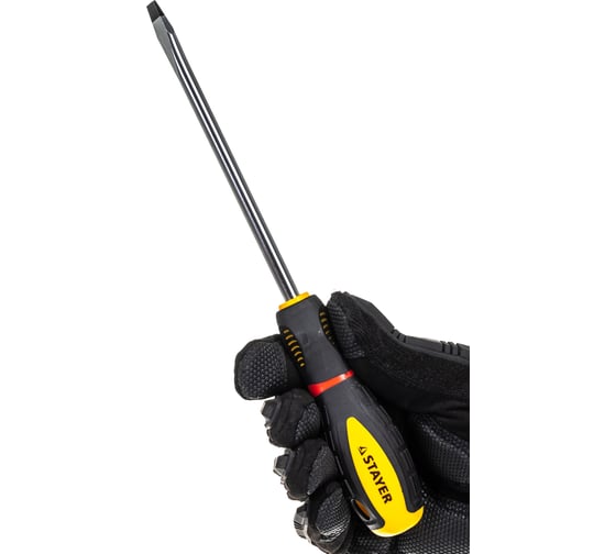 Набор отверток STAYER PROFESSIONAL PROTech Cr-Mo, отвертки 7шт, отвертка-битодержатель, биты 10шт 25133-H8_z02