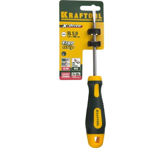 Отвертка KRAFTOOL Х-Drive SL 5x100 250071-5.5-100
